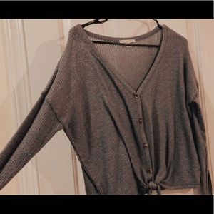 American Eagle soft blue sweater